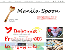 Tablet Screenshot of manilaspoon.com